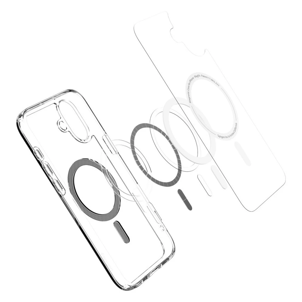 SPIGEN ULTRA HYBRID MAG MAGSAFE iPhone 16 készülékhez Carbon Fiber tok