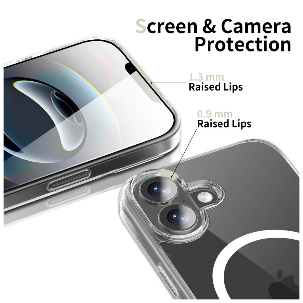 TECH-PROTECT FLEXAIR HYBRID MAGSAFE iPhone 17 készülékhez tok átlátszó