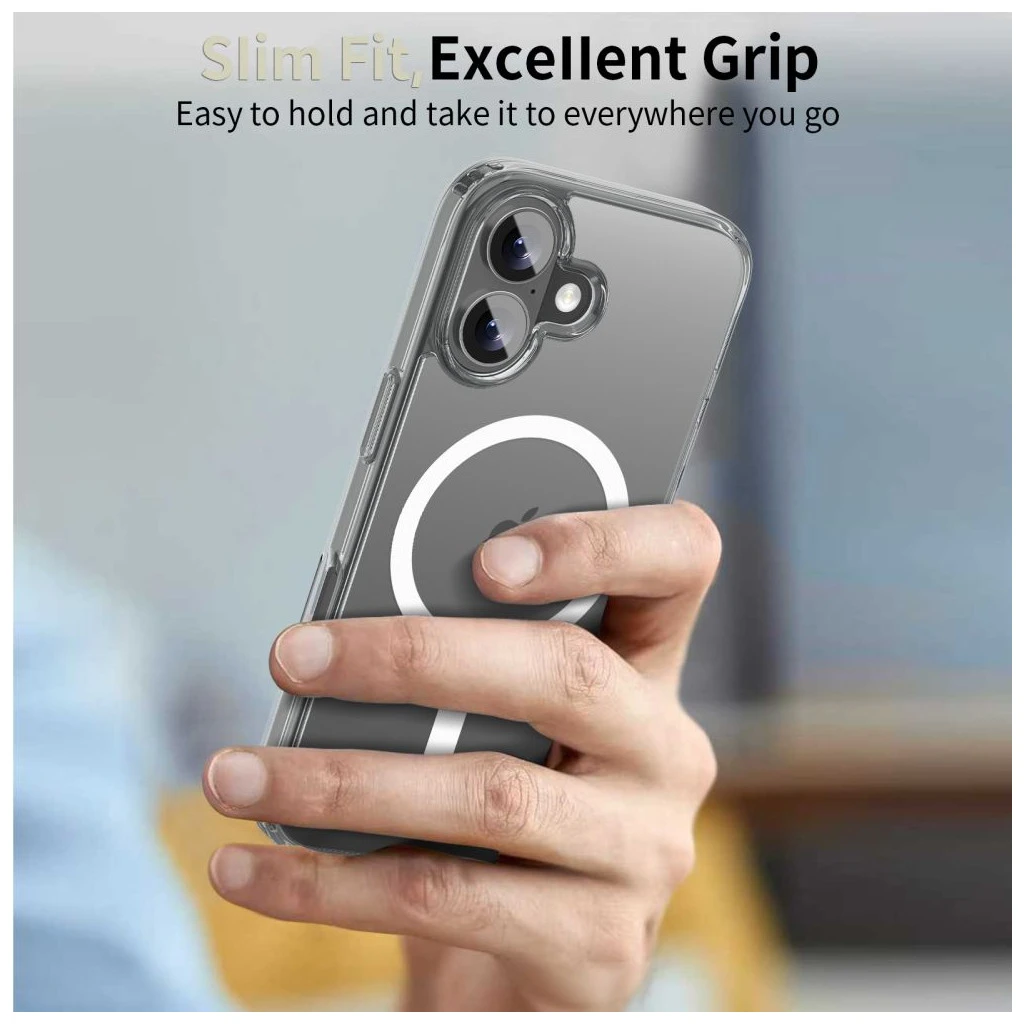 TECH-PROTECT FLEXAIR HYBRID MAGSAFE iPhone 17 készülékhez tok átlátszó