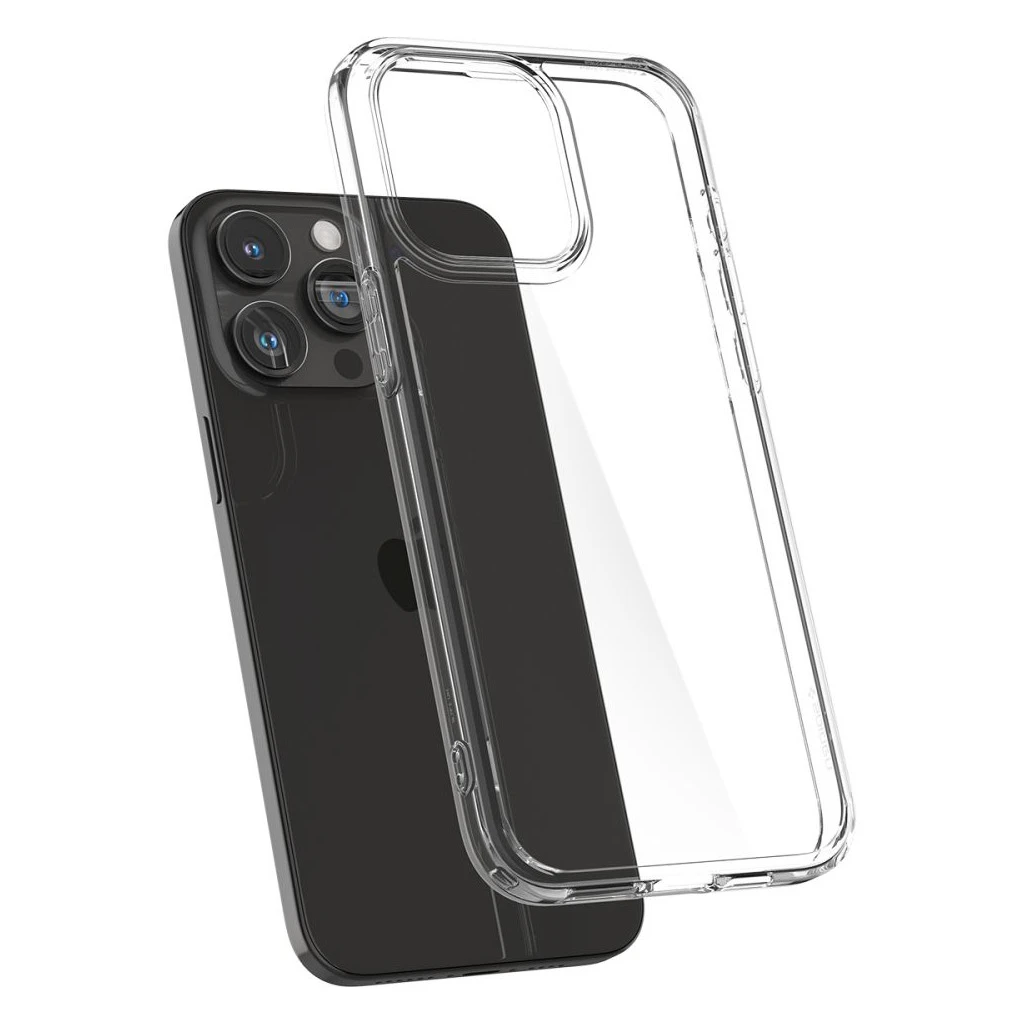 Spigen Ultra Hybrid iPhone 15 Pro Max készülékhez tok Crystal Clear