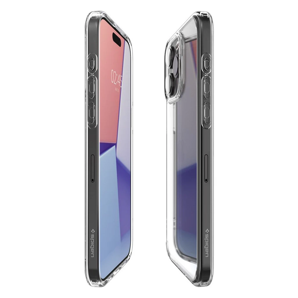 Spigen Ultra Hybrid iPhone 15 Pro Max készülékhez tok Crystal Clear