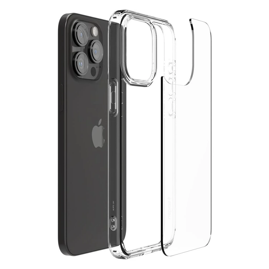 Spigen Ultra Hybrid iPhone 15 Pro Max készülékhez tok Crystal Clear