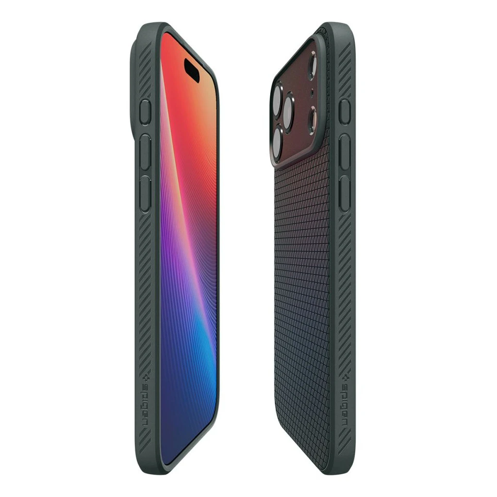 SPIGEN LIQUID AIR iPhone 17 Pro tok készülékhez, Abyss zöld
