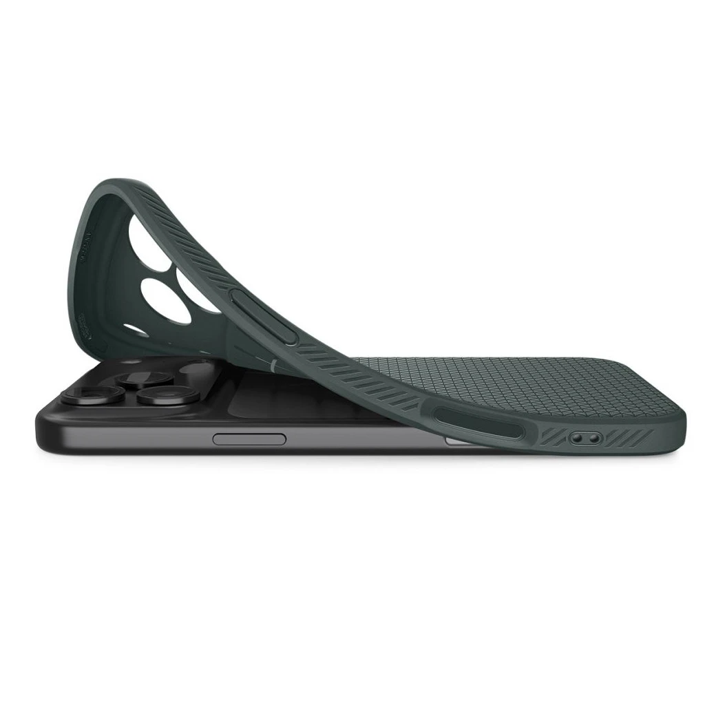 SPIGEN LIQUID AIR iPhone 17 Pro tok készülékhez, Abyss zöld
