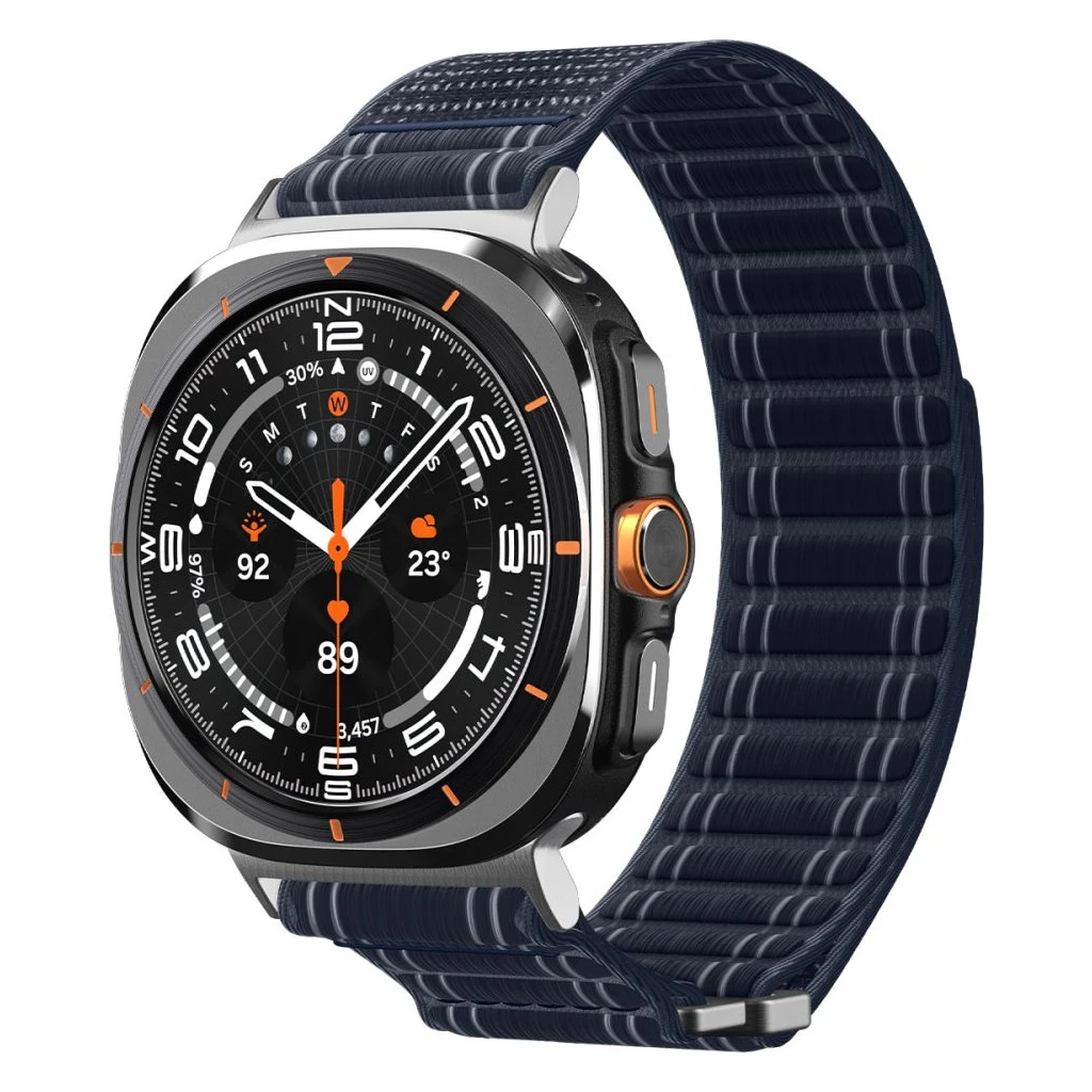 SPIGEN WBF0 szíj Samsung Galaxy Watch Ultra készülékhez (47 MM, 2024/2025) tengerészkék