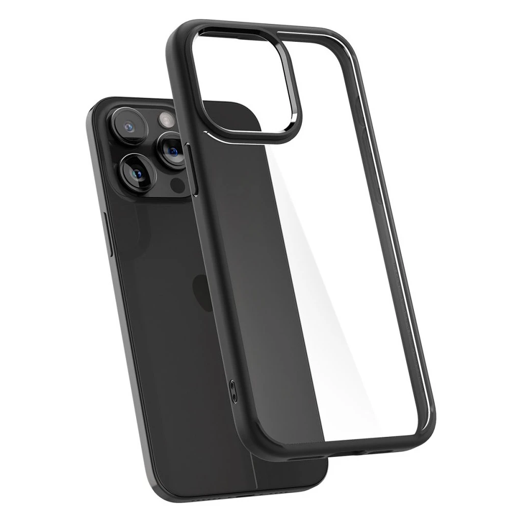 SPIGEN ULTRA HYBRID iPhone 15 Pro Max készülékhez tok matt fekete
