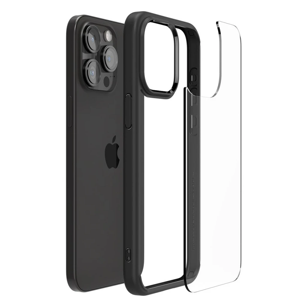 SPIGEN ULTRA HYBRID iPhone 15 Pro Max készülékhez tok matt fekete
