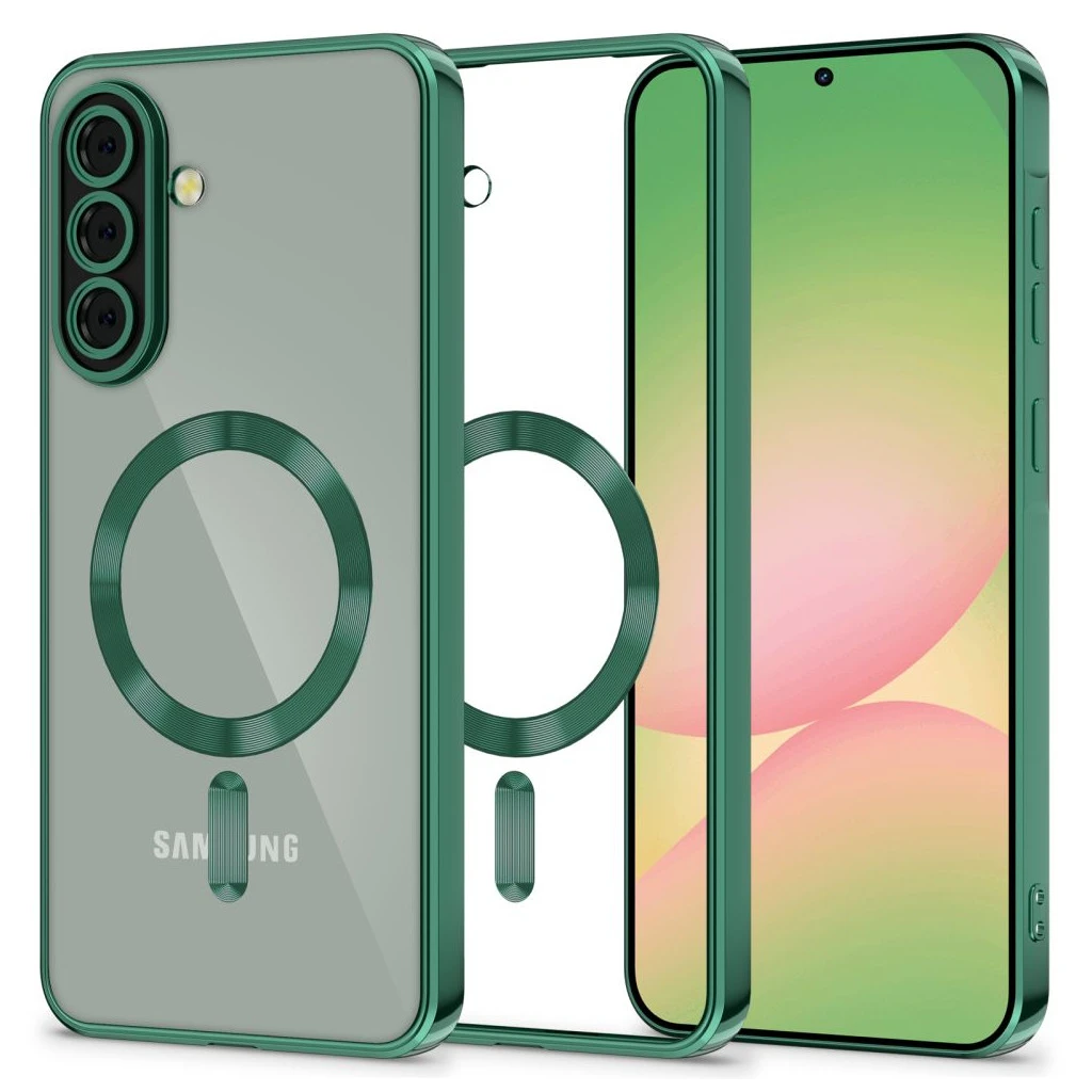 TECH-PROTECT MAGFLEX MAGSAFE Samsung Galaxy A56 5G készülékhez tok dzsungel zöld
