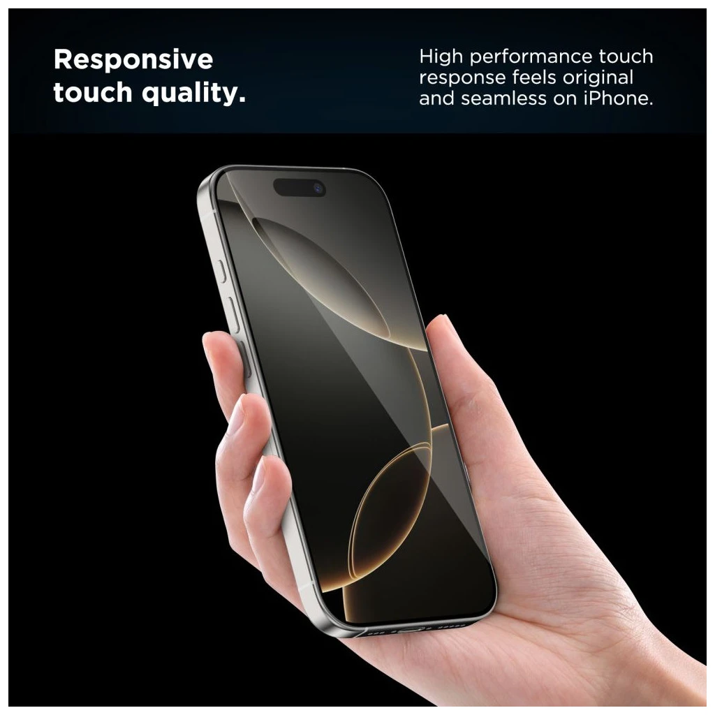 TECH-PROTECT QUICK SET+ 2-PACK iPhone 16 Pro Max készülékhez temperált üveg kijelzővédő fekete