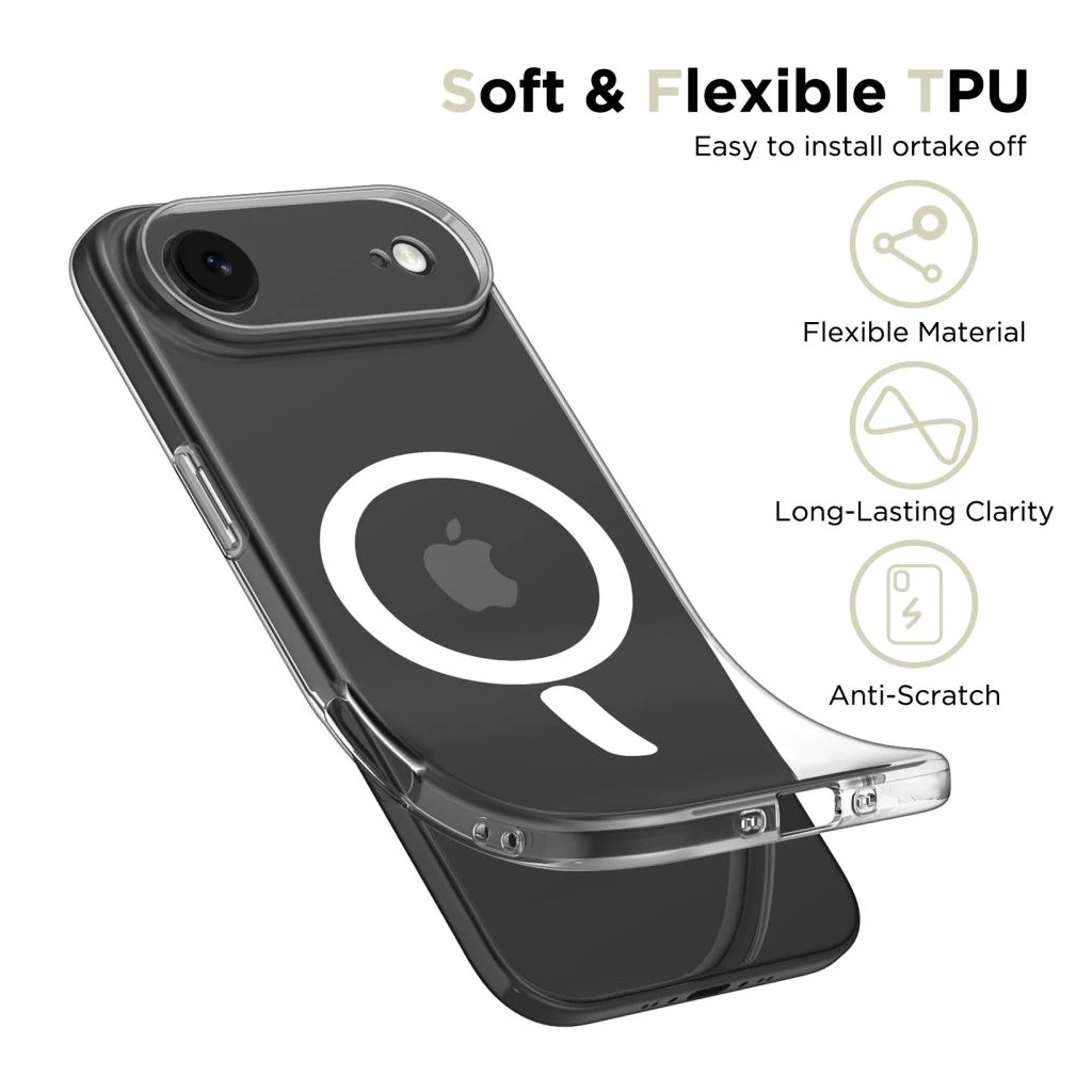 TECH-PROTECT FLEXAIR MAGSAFE iPhone Air Clear tok iPhone készülékhez