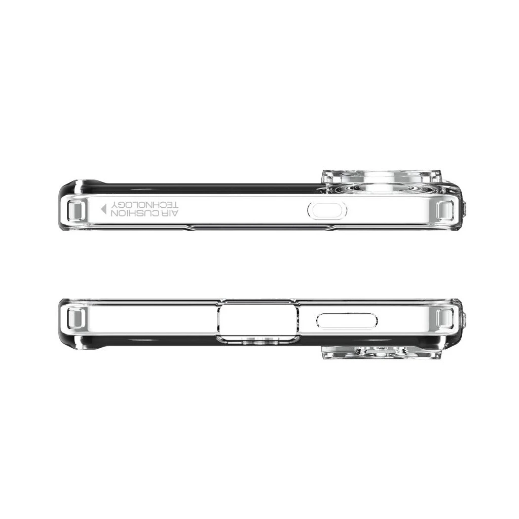 SPIGEN ULTRA HYBRID MAG MAGSAFE Samsung Galaxy S25 Edge készülékhez tok – átlátszó/fehér