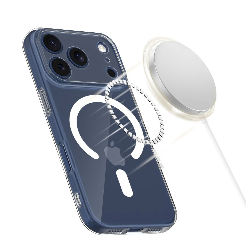 TECH-PROTECT FLEXAIR MAGSAFE iPhone 17 Pro készülékhez védőtok, átlátszó