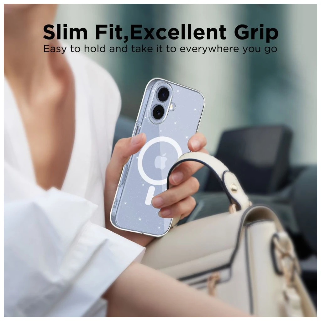 TECH-PROTECT FLEXAIR MAGSAFE iPhone 17 készülékhez tok csillogó