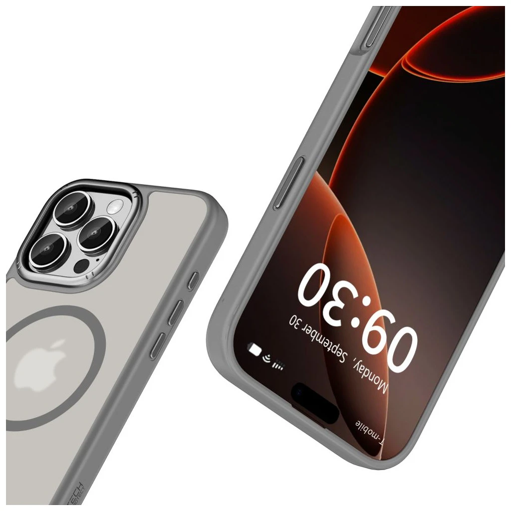 TECH-PROTECT MAGEDGE MAGSAFE IPHONE 16 PRO készülékhez tok titán/pisztolyfém