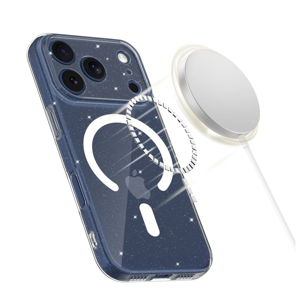 TECH-PROTECT FLEXAIR MAGSAFE iPhone 17 Pro Max készülékhez tok Glitter