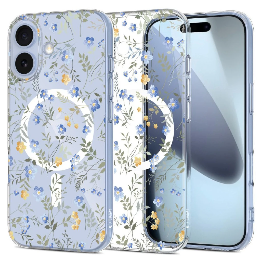 TECH-PROTECT FLEXAIR MAGSAFE iPhone 17 készülékhez tok SPRING FLOWERS