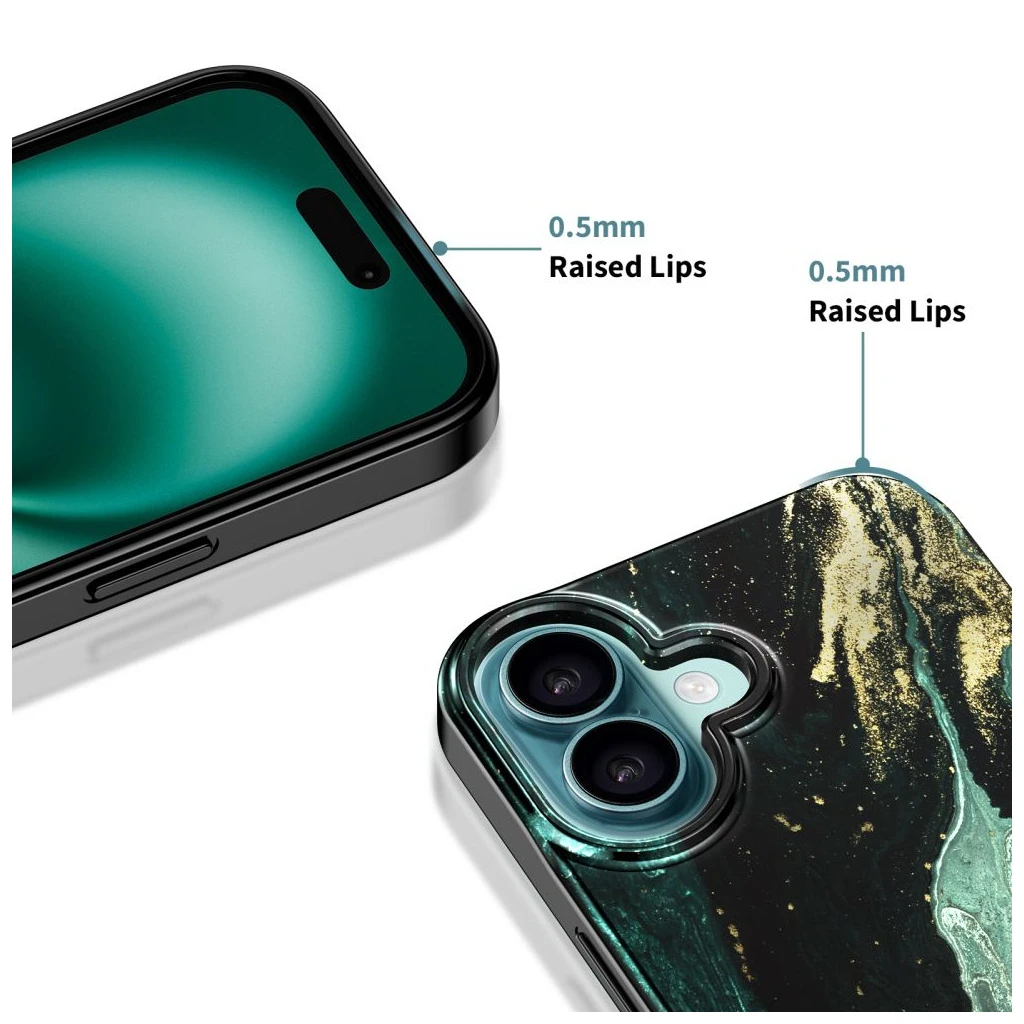 TECH-PROTECT LAMANO MAGSAFE iPhone 16 készülékhez tok AURA zöld