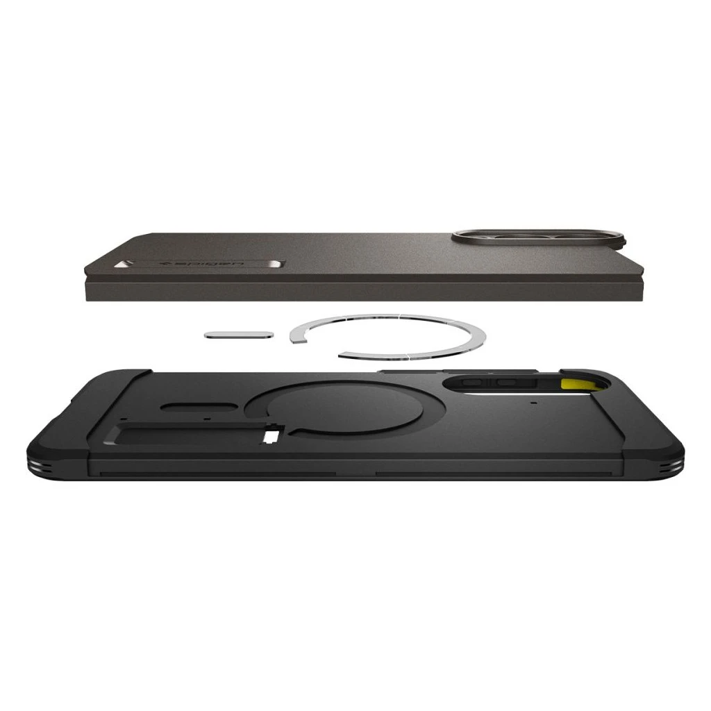 SPIGEN TOUGH ARMOR MAGSAFE Samsung Galaxy S25 Edge készülékhez tok, lőfém