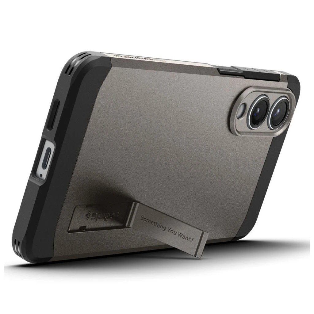 SPIGEN TOUGH ARMOR MAGSAFE Samsung Galaxy S25 Edge készülékhez tok, lőfém