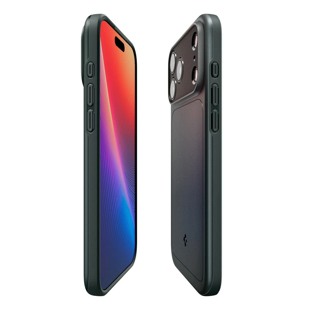 SPIGEN Thin Fit MAG MagSafe iPhone 17 Pro készülékhez tok Abyss zöld