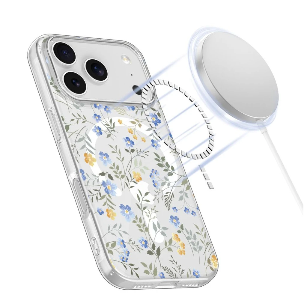 TECH-PROTECT FLEXAIR MAGSAFE iPhone 17 Pro Max készülékhez tok Spring Flowers