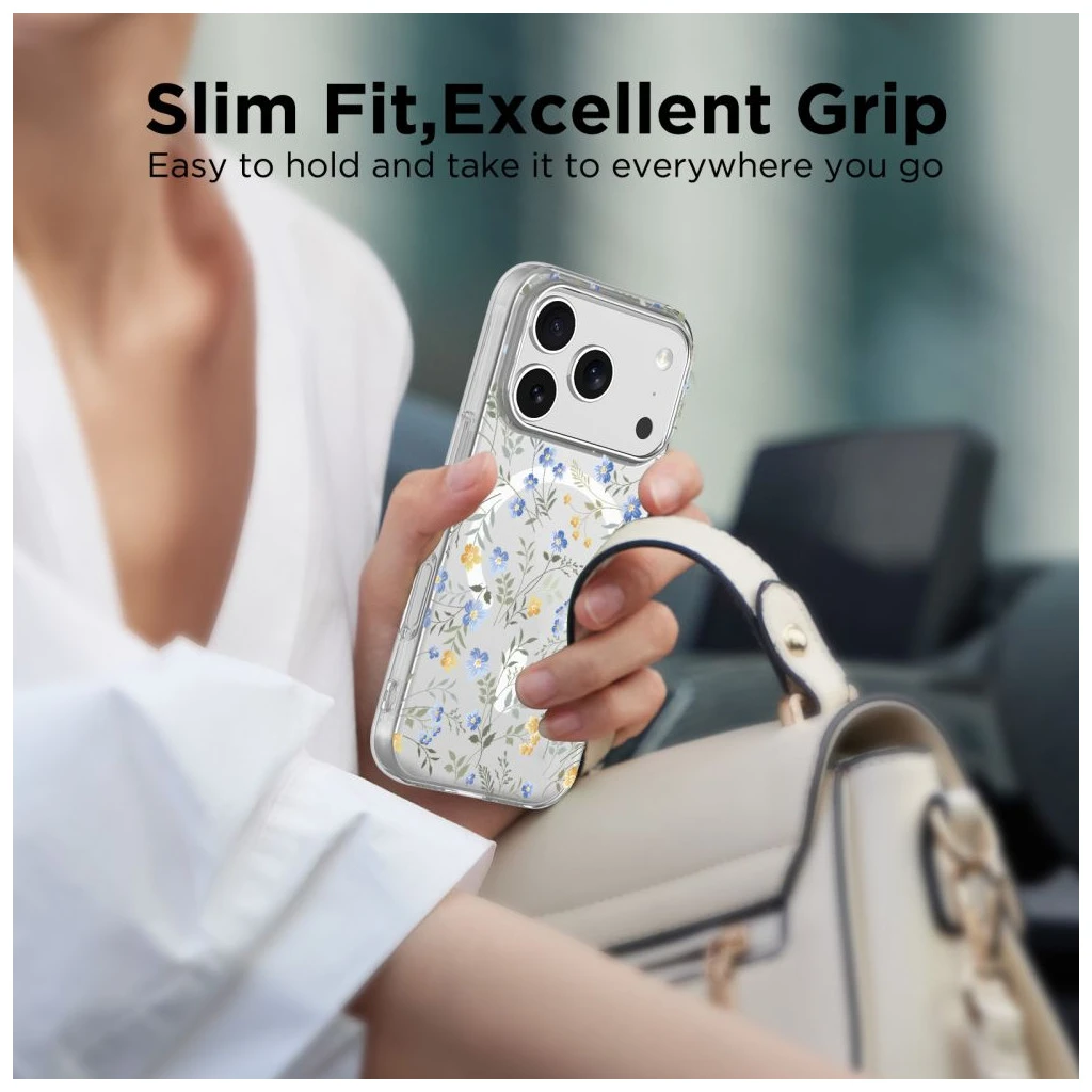 TECH-PROTECT FLEXAIR MAGSAFE iPhone 17 Pro Max készülékhez tok Spring Flowers