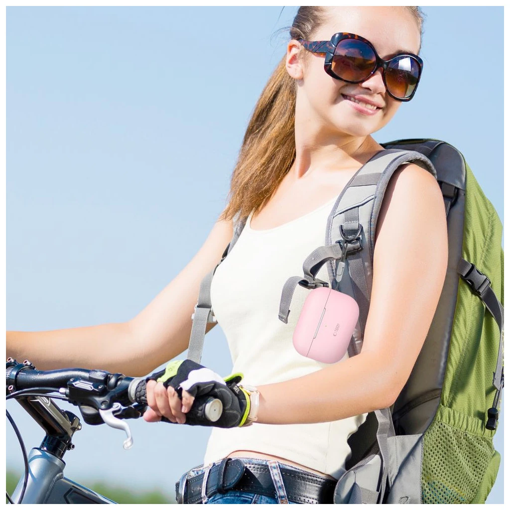 TECH-PROTECT szilikon Apple AirPods Pro 1/2 készülékhez tok Neon narancs