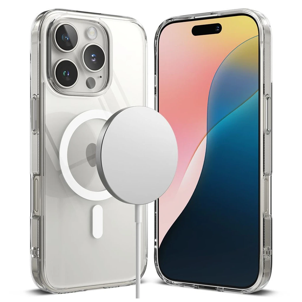 RINGKE FUSION MAGNETIC MAGSAFE iPhone 16 Pro Max készülékhez tok átlátszó