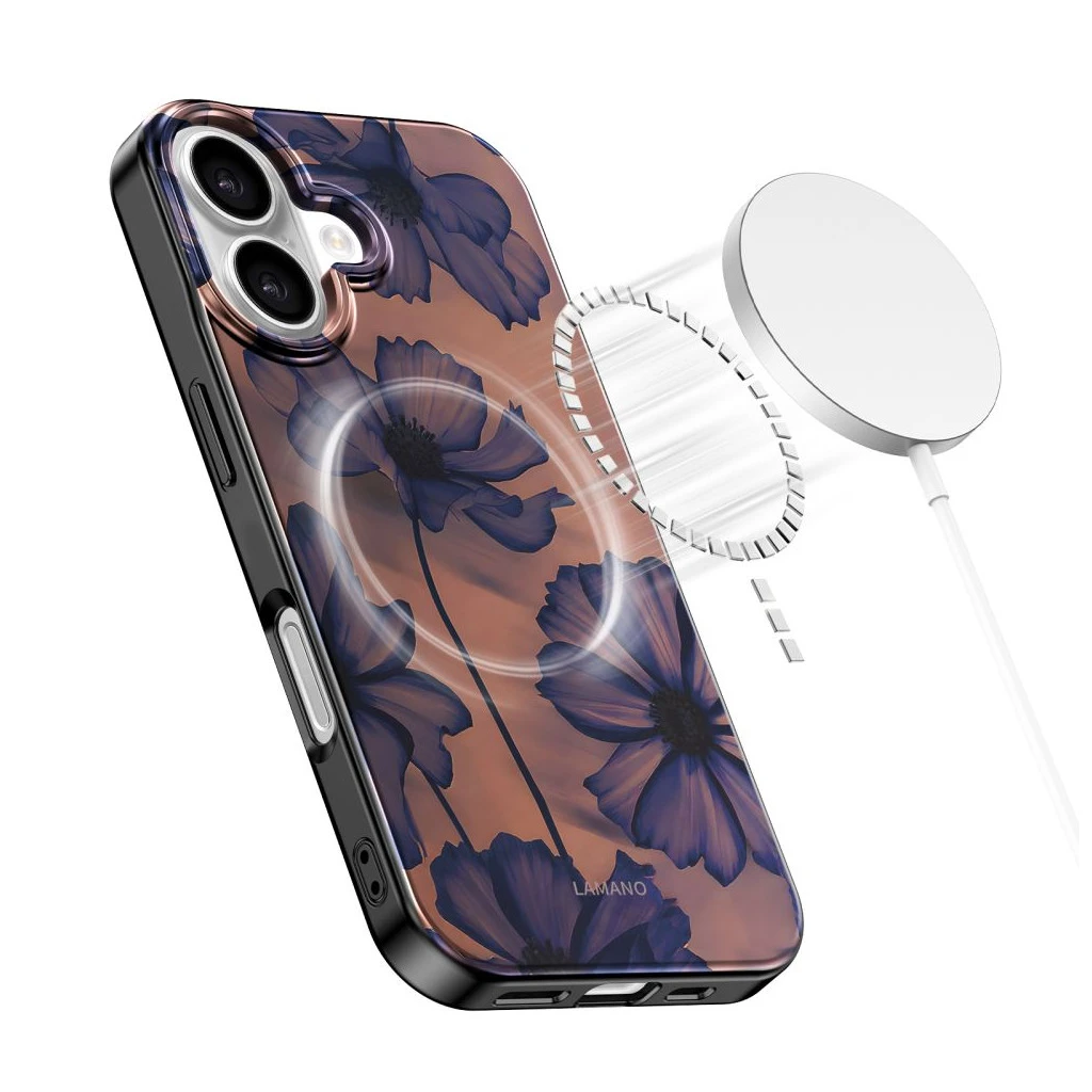 TECH-PROTECT LAMANO MAGSAFE iPhone 16 készülékhez tok Velvet Night