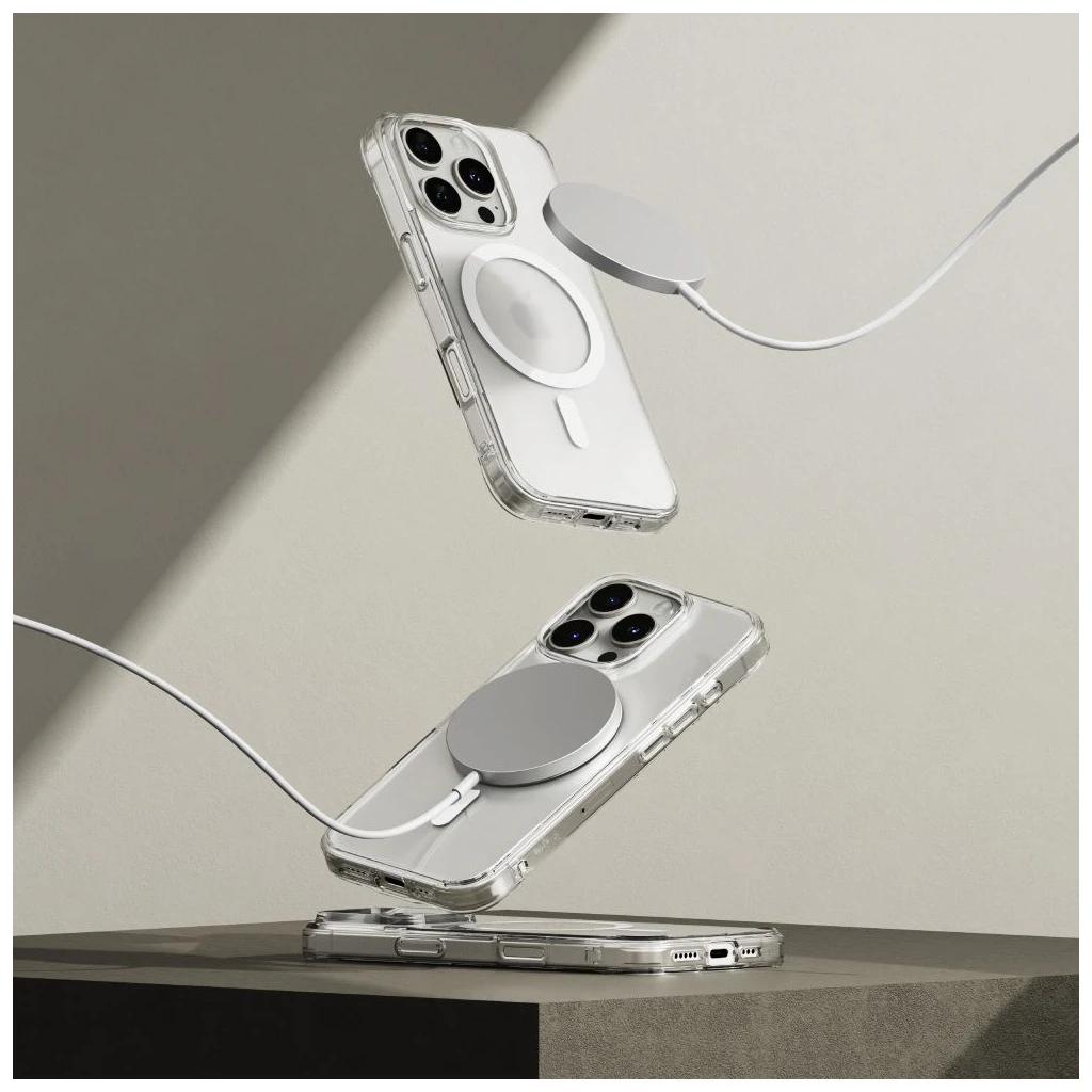 Ringke Fusion Magnetic MagSafe iPhone 16 Pro Max készülékhez tok – Matte Clear