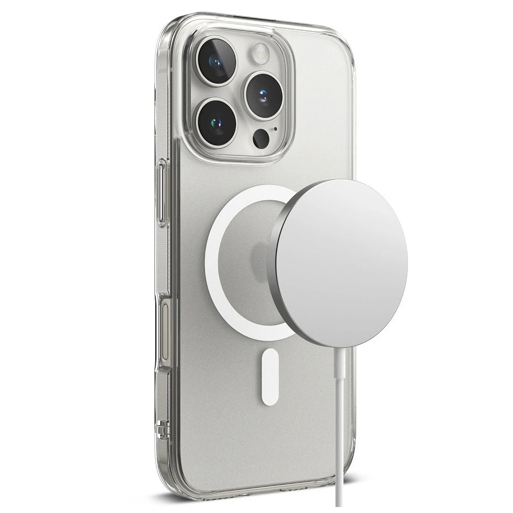 Ringke Fusion Magnetic MagSafe iPhone 16 Pro Max készülékhez tok – Matte Clear