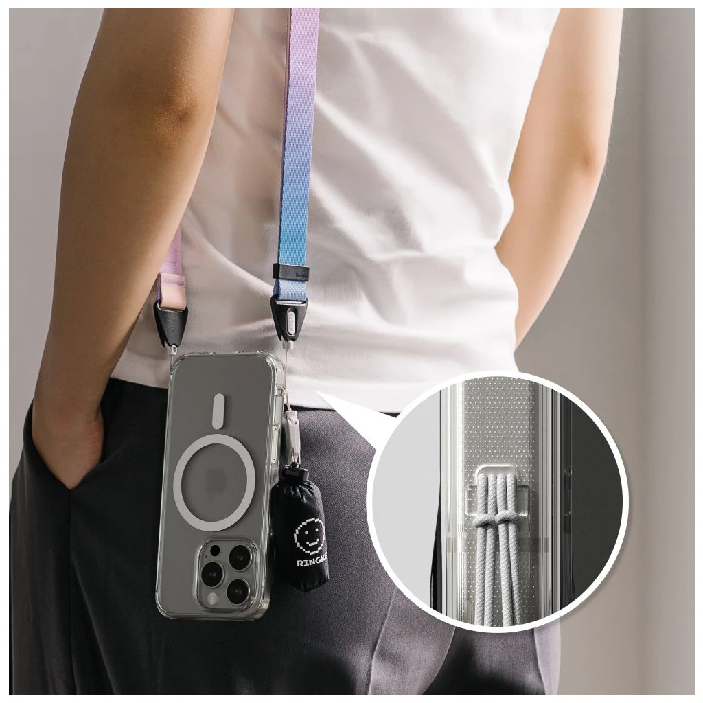 Ringke Fusion Magnetic MagSafe iPhone 16 Pro Max készülékhez tok – Matte Clear