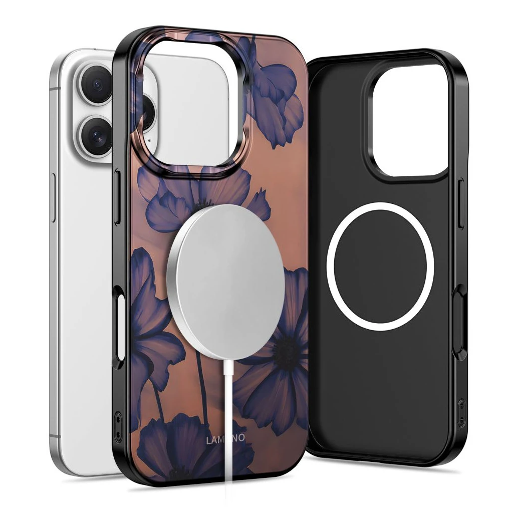 TECH-PROTECT LAMANO MAGSAFE iPhone 16 Pro készülékhez tok Velvet Night