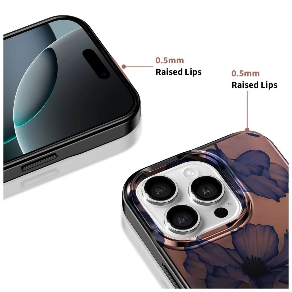 TECH-PROTECT LAMANO MAGSAFE iPhone 16 Pro készülékhez tok Velvet Night