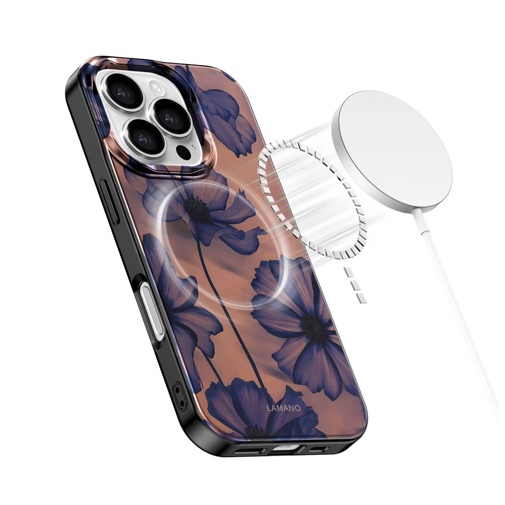 TECH-PROTECT LAMANO MAGSAFE iPhone 16 Pro készülékhez tok Velvet Night