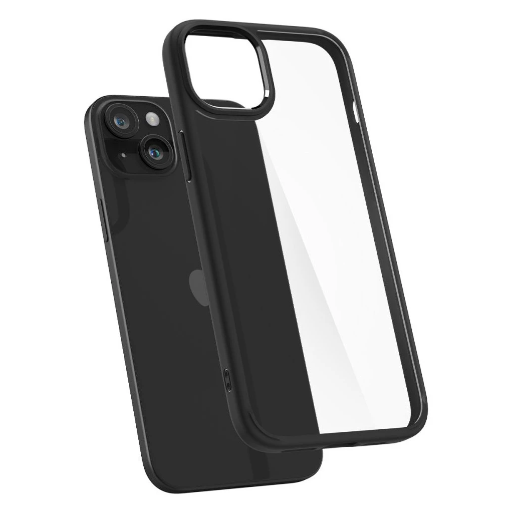 SPIGEN Ultra Hybrid iPhone 15 Plus készülékhez tok matt fekete