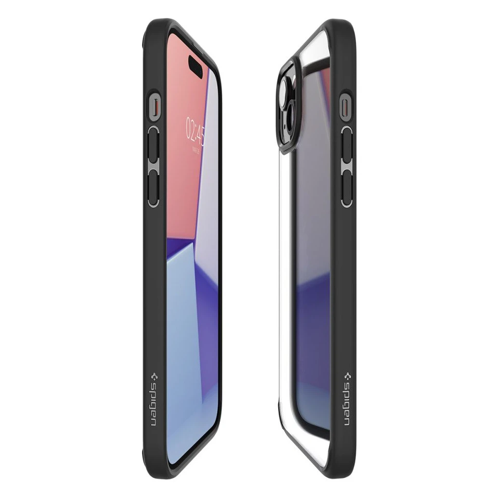 SPIGEN Ultra Hybrid iPhone 15 Plus készülékhez tok matt fekete