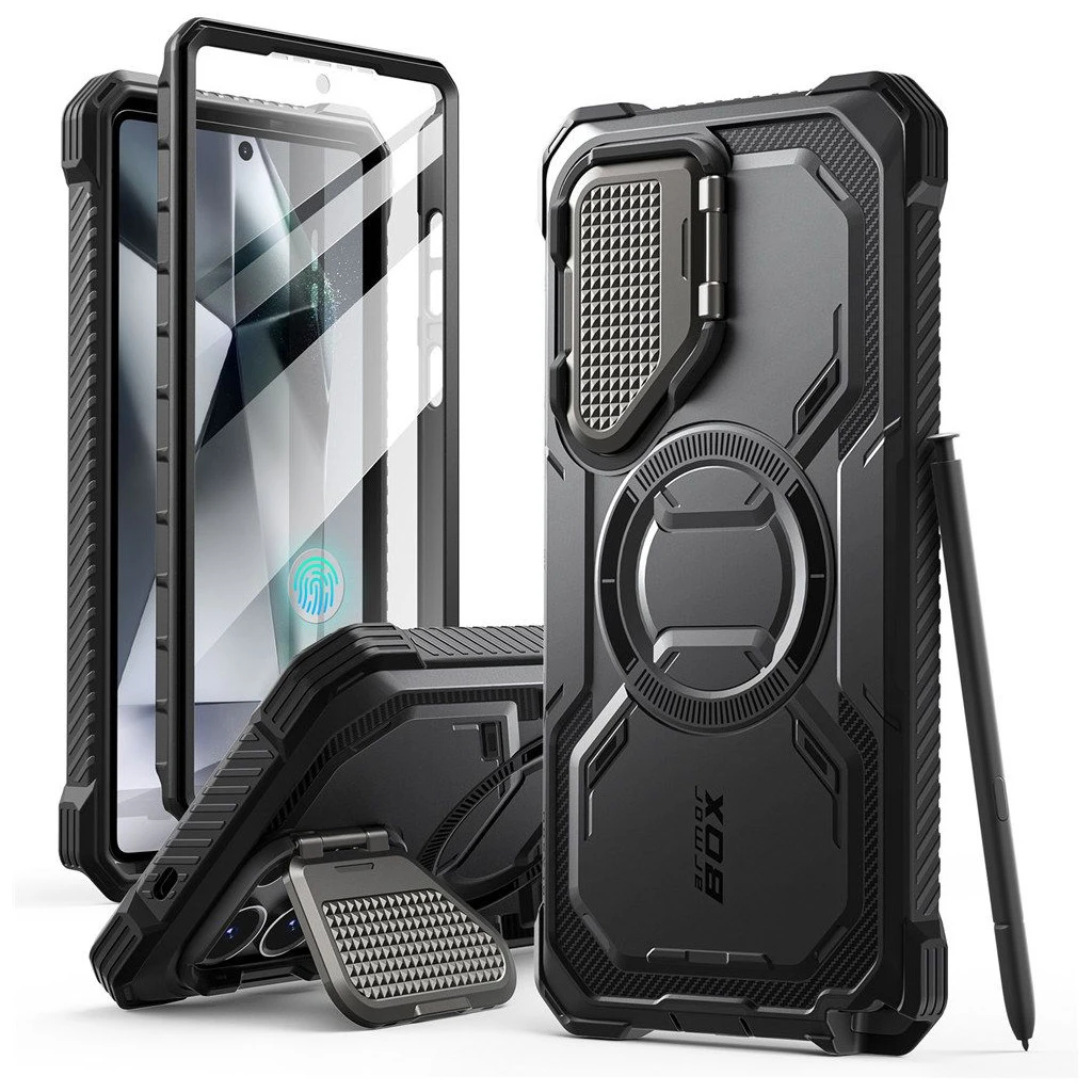 SUPCASE IBLSN ARMORBOX MAG MAGSAFE – Samsung Galaxy S25 Ultra készülékhez tok fekete