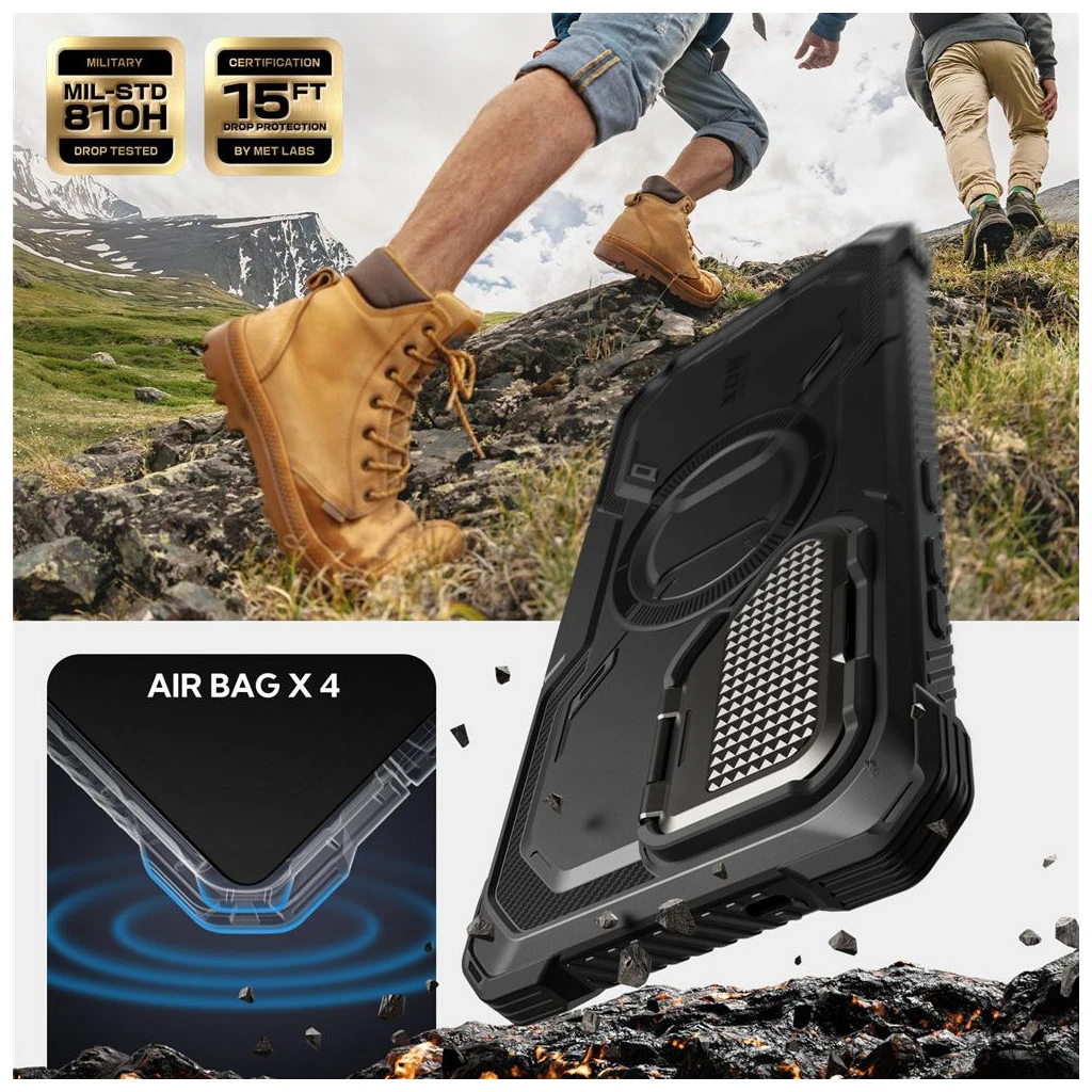 SUPCASE IBLSN ARMORBOX MAG MAGSAFE – Samsung Galaxy S25 Ultra készülékhez tok fekete