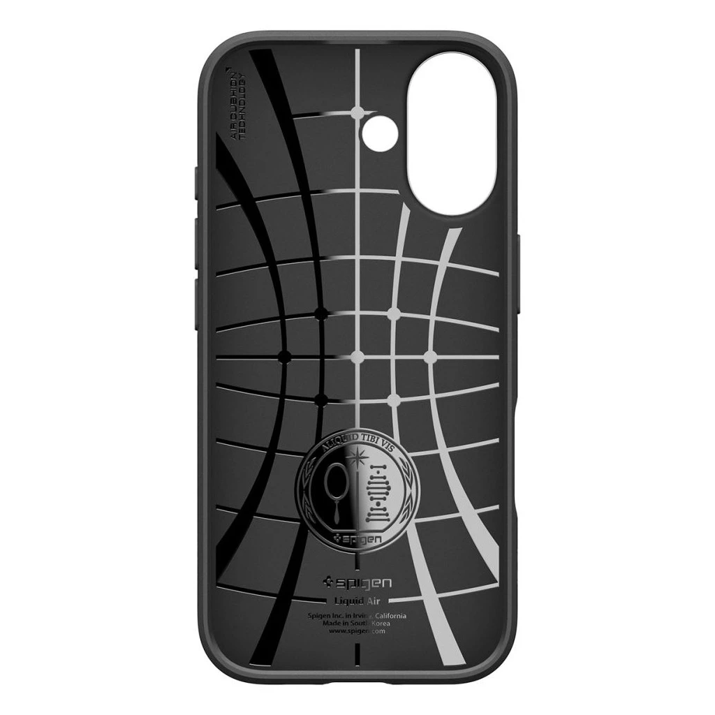 SPIGEN Liquid Air iPhone 17 tok készülékhez matt fekete