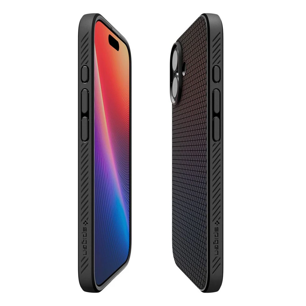 SPIGEN Liquid Air iPhone 17 tok készülékhez matt fekete