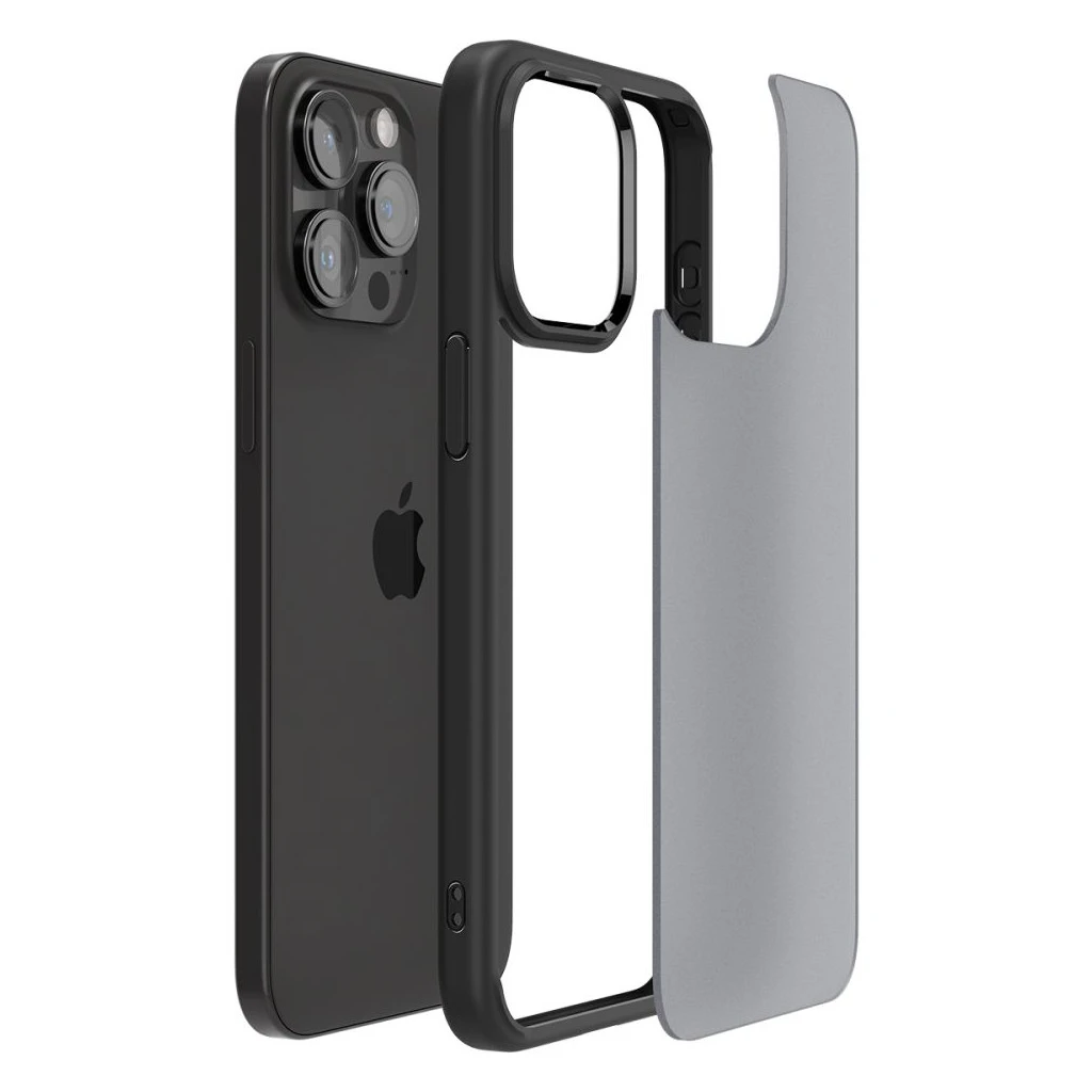 SPIGEN ULTRA HYBRID iPhone 15 Pro készülékhez tok Frost fekete