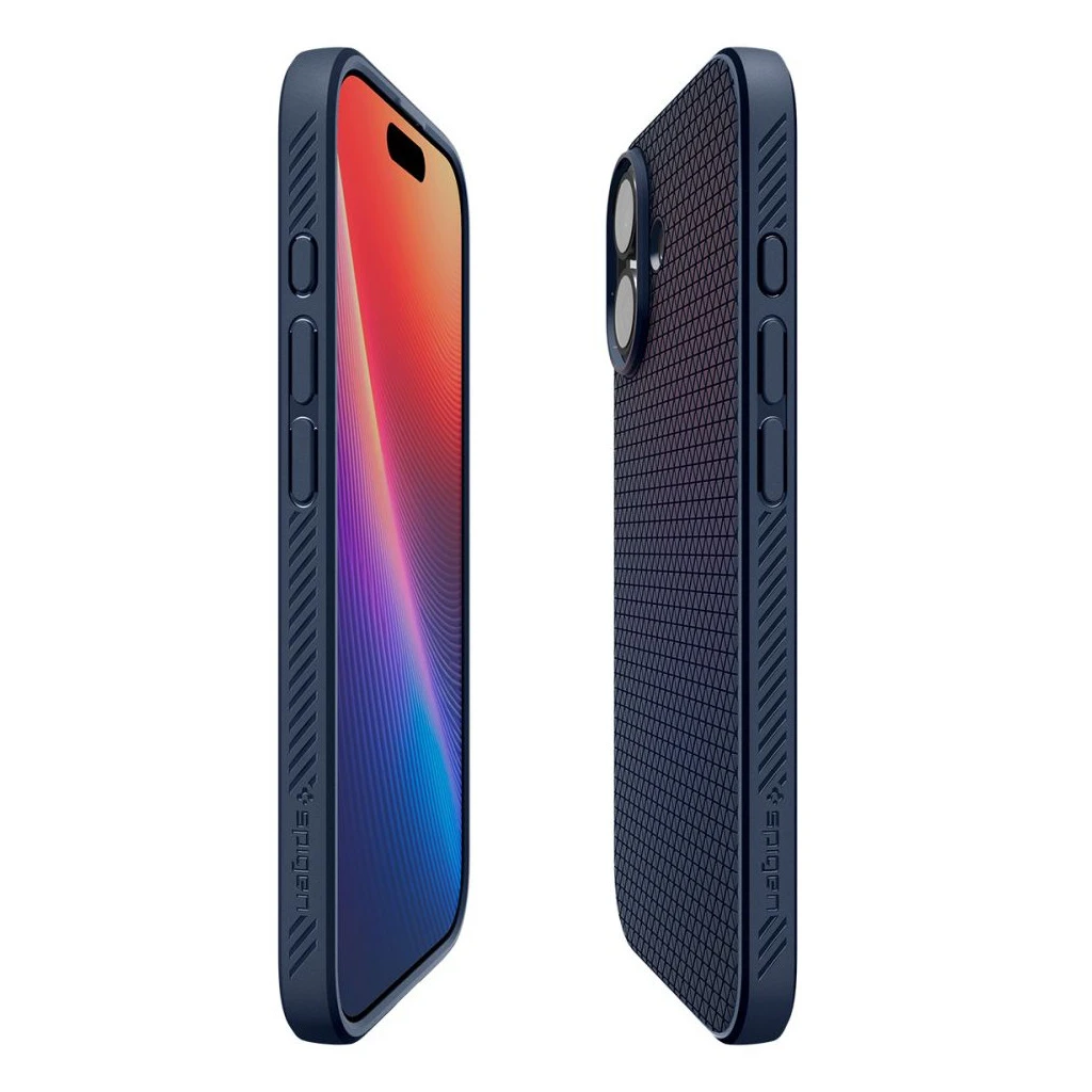 SPIGEN LIQUID AIR iPhone 17 készülékhez tok tengerészkék