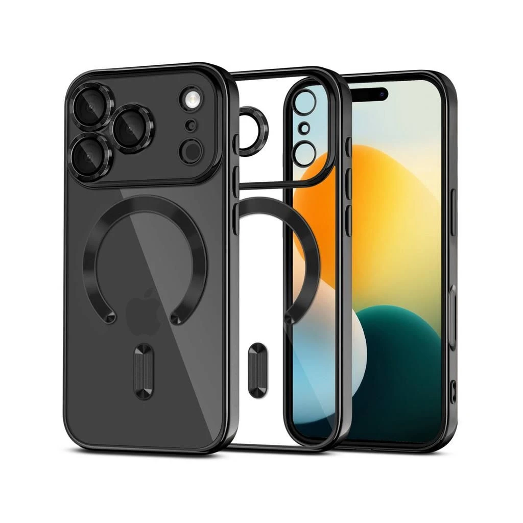 TECH-PROTECT MAGFLEX MAGSAFE iPhone 17 Pro Max készülékhez tok, fényes fekete