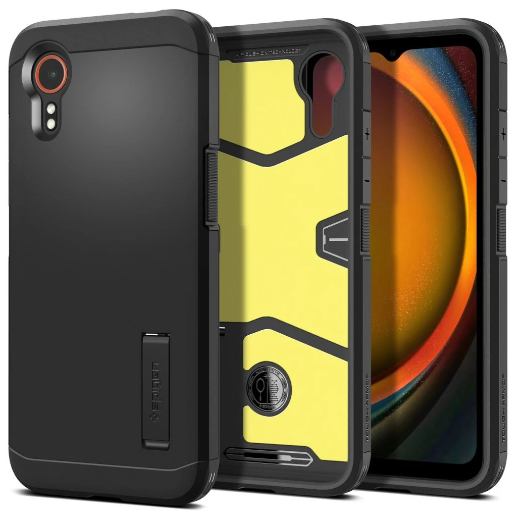 SPIGEN TOUGH ARMOR tok Samsung Galaxy Xcover 7 Pro készülékhez fekete