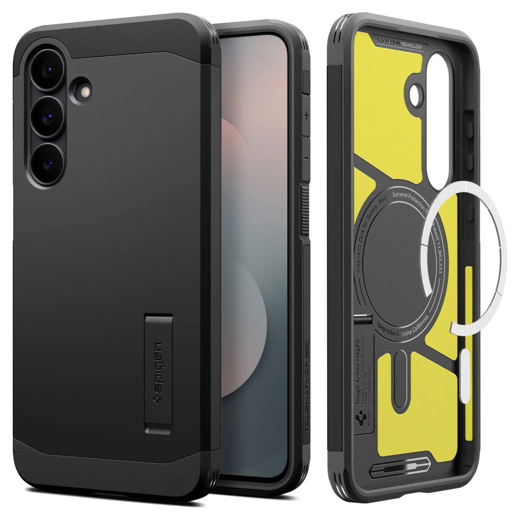 SPIGEN TOUGH ARMOR MAG MAGSAFE tok Samsung Galaxy S25 FE készülékhez fekete