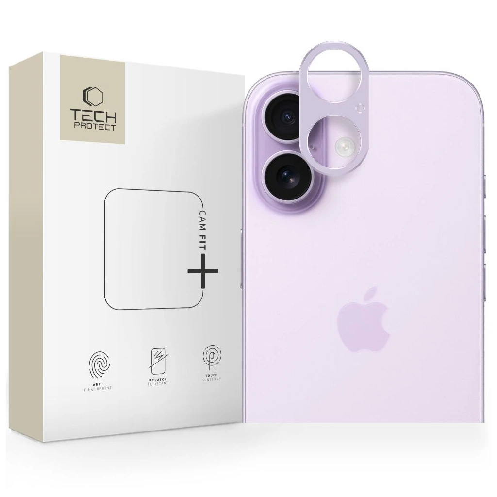 TECH-PROTECT CAMALLOY FIT+ iPhone 17 készülékhez védőtok levendula