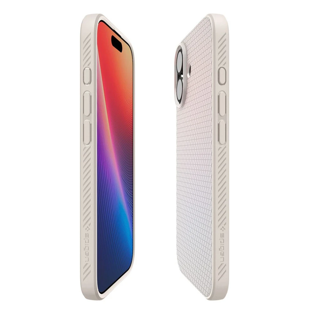 SPIGEN LIQUID AIR iPhone 17 készülékhez tok természetes Titanium