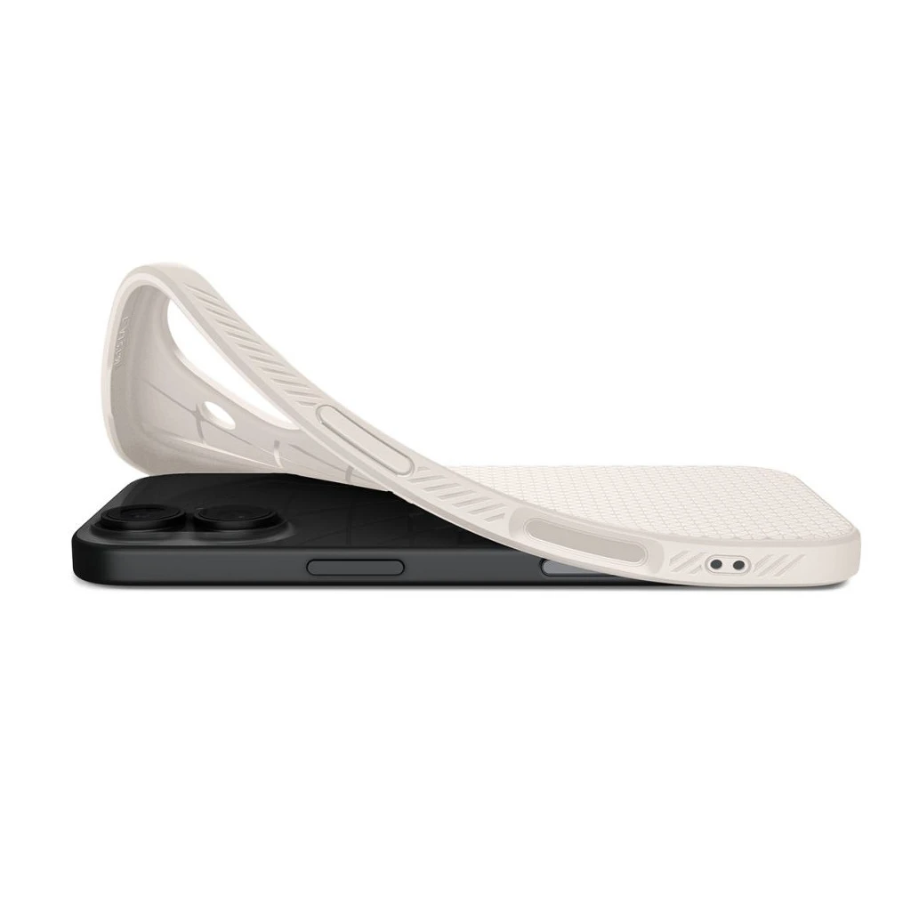 SPIGEN LIQUID AIR iPhone 17 készülékhez tok természetes Titanium