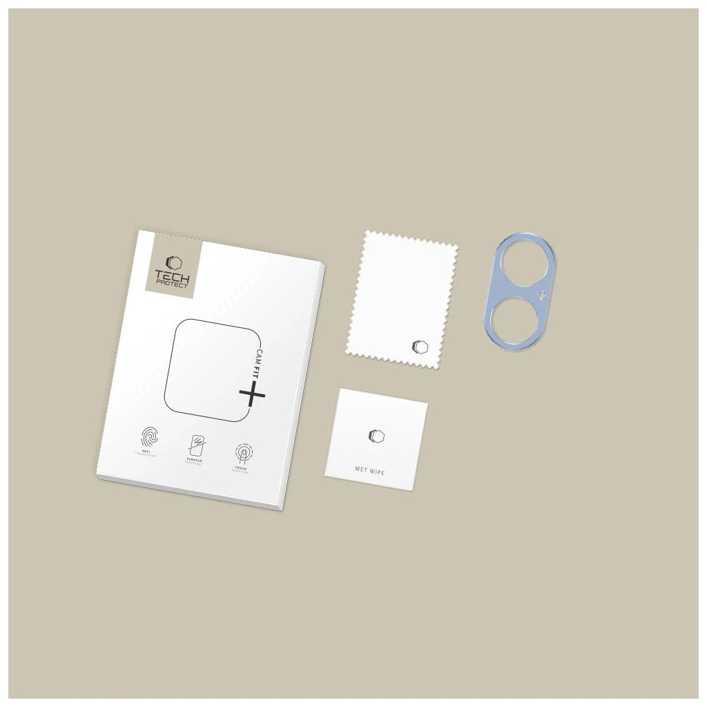 Tech-Protect Camaloy Fit+ tok iPhone 17 készülékhez ködkék